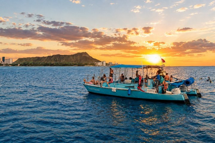Waikiki Sunset Cruise Catamaran Boat Tour on Oahu - Photo 1 of 14